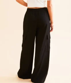 Hyfve Cargo Trouser Stretch Pant Black New