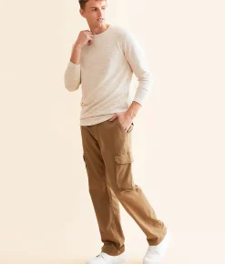 BKE Cargo Twill Stretch Pant Bronze Sale