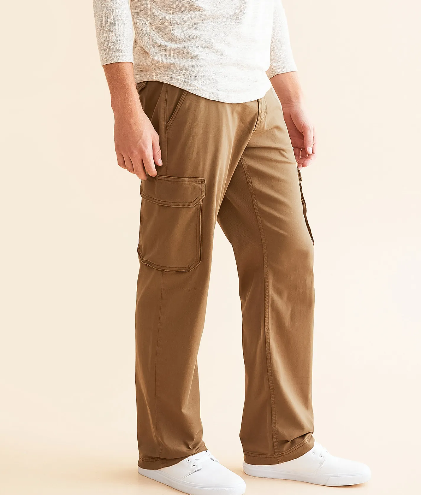 BKE Cargo Twill Stretch Pant Bronze Sale