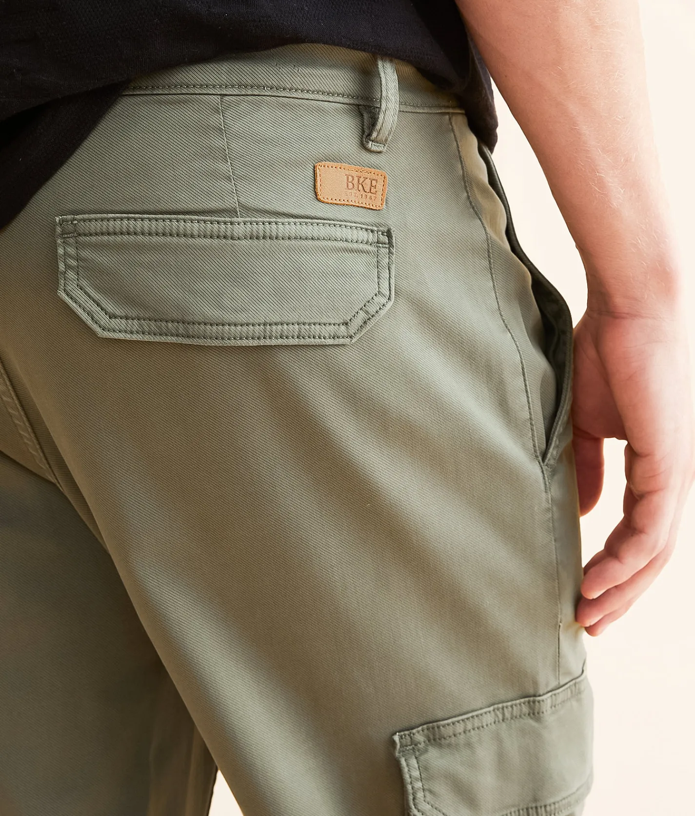 BKE Cargo Twill Stretch Pant Palm Online