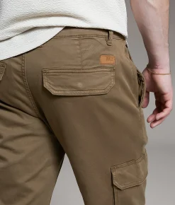 BKE Cargo Twill Stretch Pant Shitake Sale
