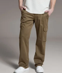 BKE Cargo Twill Stretch Pant Shitake Sale