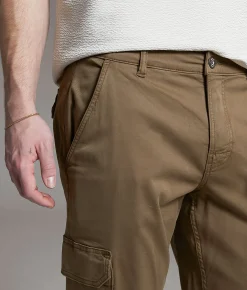 BKE Cargo Twill Stretch Pant Shitake Sale