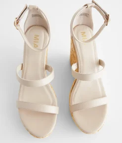 Shoes | Mia Carinna Wedge Sandal Natural