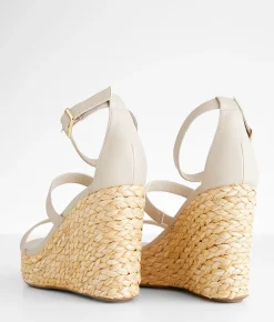 Shoes | Mia Carinna Wedge Sandal Natural