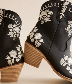 Mi.iM Caroline Western Ankle Boot Black Clearance