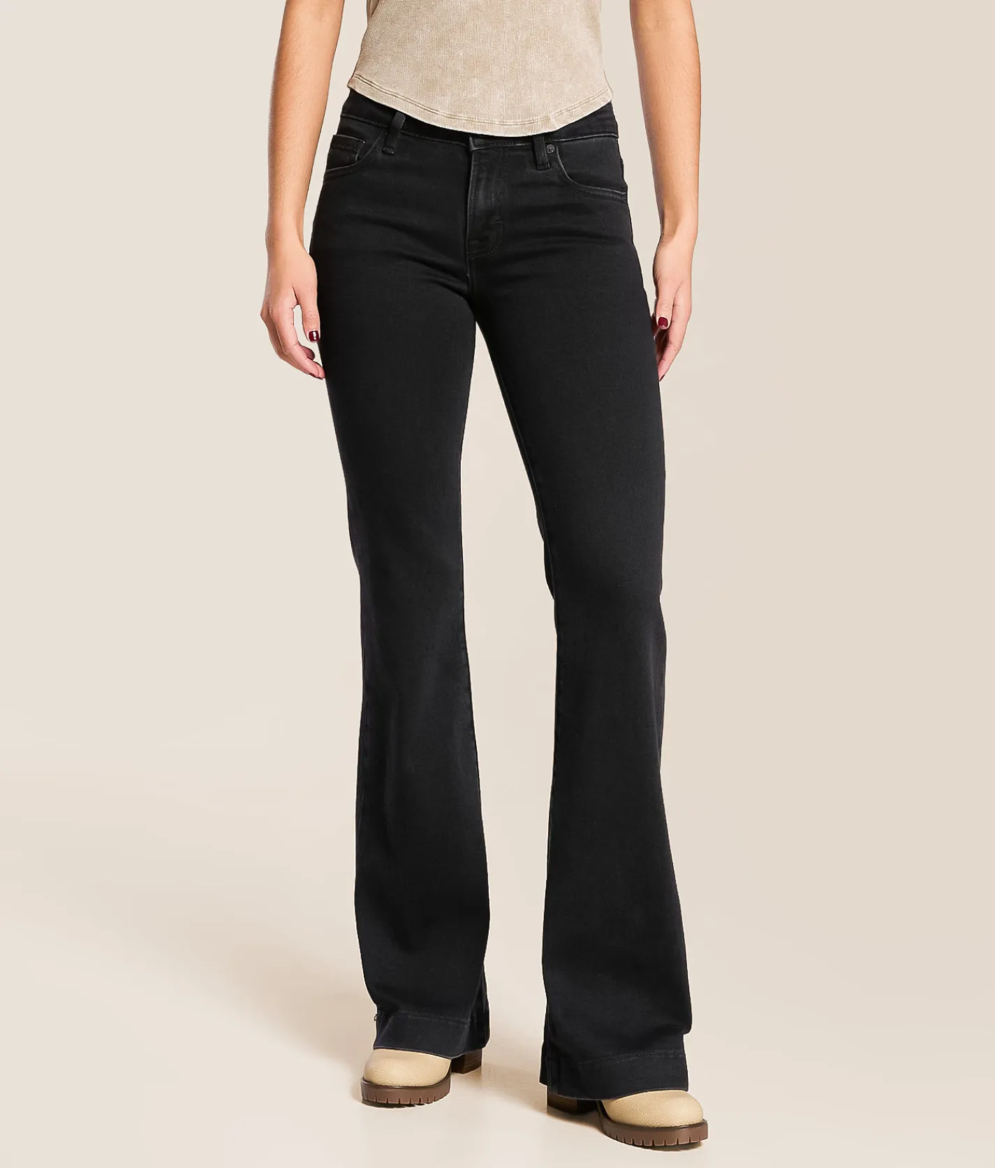 Jeans|Bottoms | HIDDEN Carter Trouser Stretch Jean Charcoal