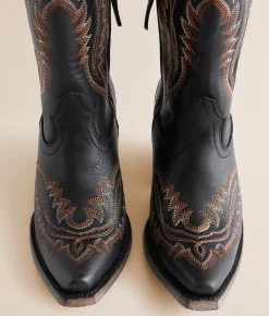 Shoes | Ariat Casanova Leather Western Boot Brooklyn Black