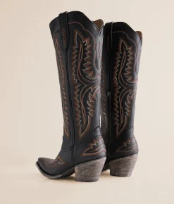 Shoes | Ariat Casanova Leather Western Boot Brooklyn Black