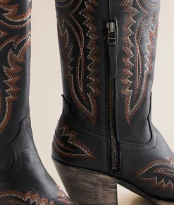 Shoes | Ariat Casanova Leather Western Boot Brooklyn Black