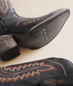 Shoes | Ariat Casanova Leather Western Boot Brooklyn Black