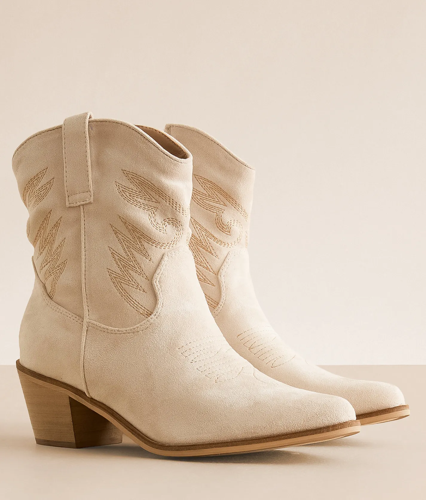 Shoes | Mi.iM Casey Western Ankle Boot Beige