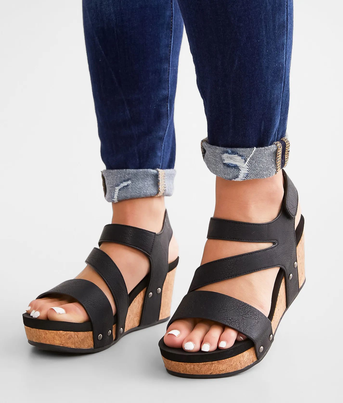 Very G Casper Wedge Sandal White Sale