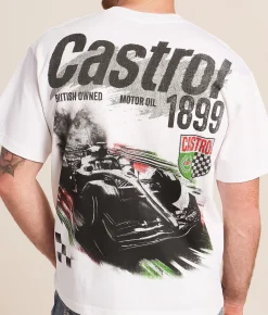ID Supply Co. Castrol 1899 T-Shirt White Outlet