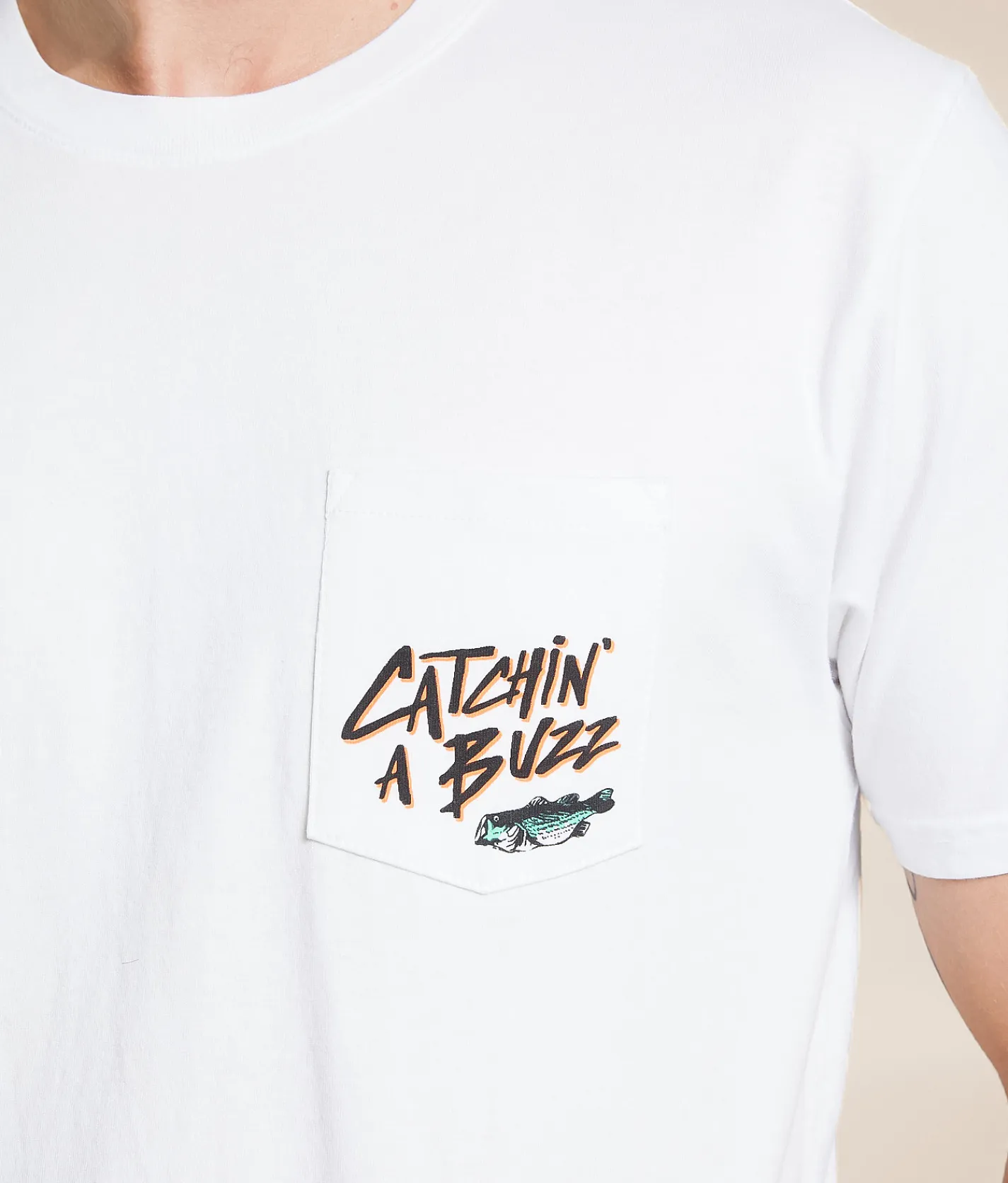 Graphic T-Shirts | Rad Dad Catching A Buzz T-Shirt White