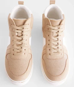 Shoes | Mia Cazzie High Top Sneaker Sand White