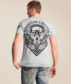 American Fighter Cedar Falls T-Shirt Grey Discount
