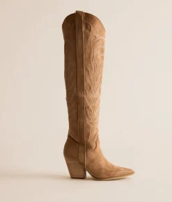 Shoes | Mi.iM Celina Tall Western Boot Lt Brown