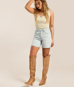 Shoes | Mi.iM Celina Tall Western Boot Lt Brown