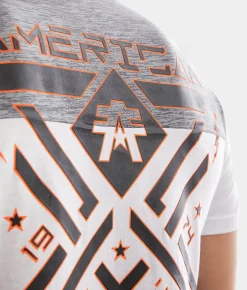 American Fighter Centralia Panel T-Shirt Heather Grey White Discount