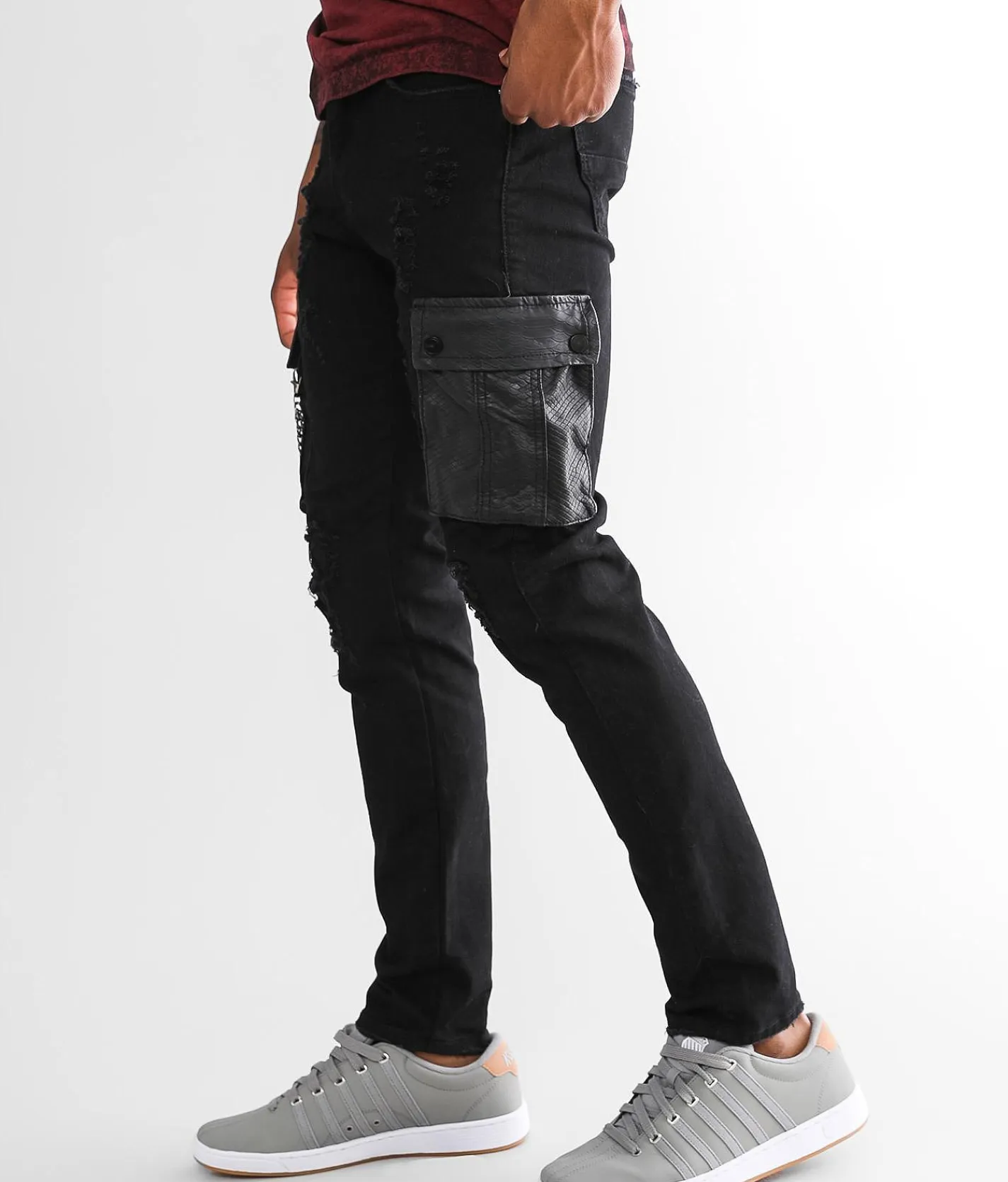 PREME Chain Skinny Stretch Jean Black Discount