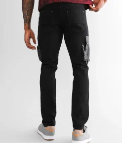 PREME Chain Skinny Stretch Jean Black Discount