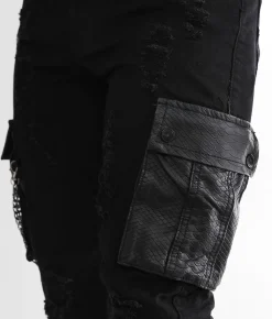 PREME Chain Skinny Stretch Jean Black Discount