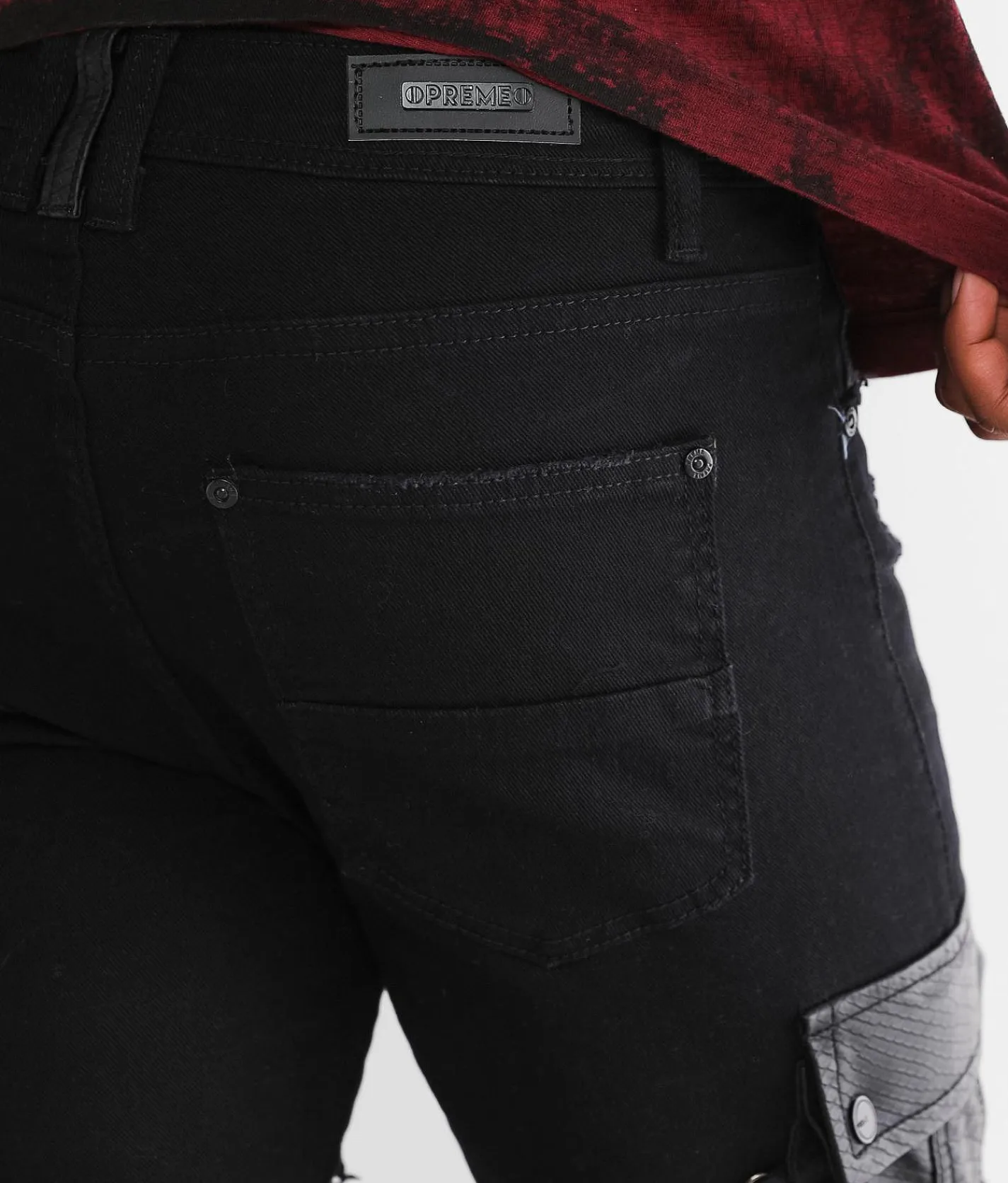 PREME Chain Skinny Stretch Jean Black Discount