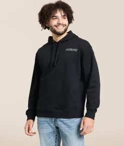 Ariat Chalk Diamond Hooded Sweatshirt Black New
