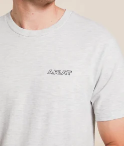 Tops|Graphic T-Shirts | Ariat Chalk Diamond T-Shirt Ash