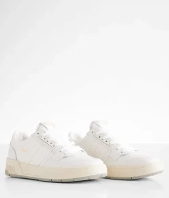 Shoes | Gola® Challenge Leather Sneaker White White White