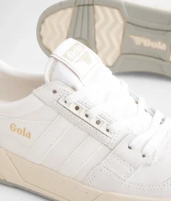 Shoes | Gola® Challenge Leather Sneaker White White White