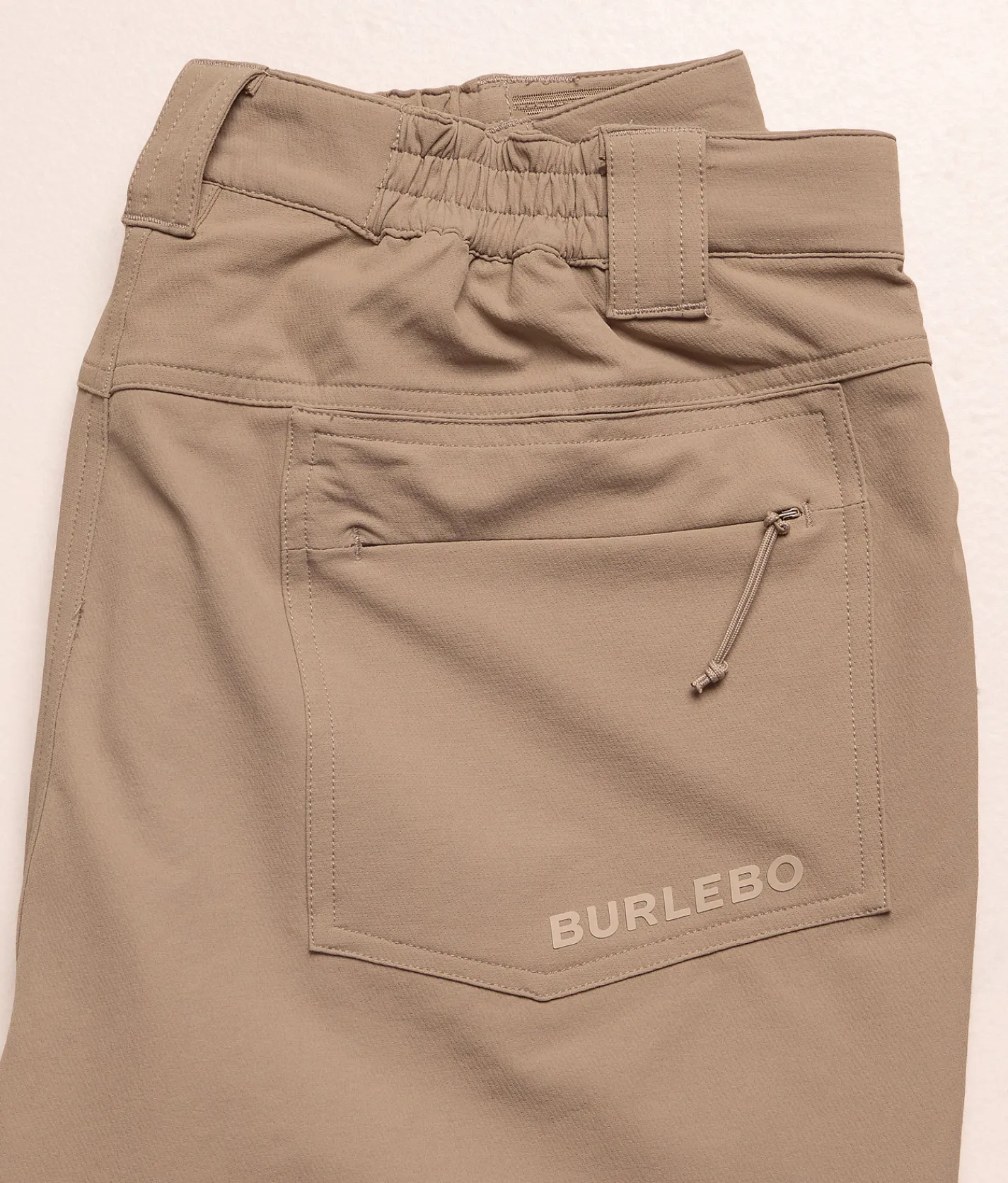 Bottoms|Activewear | BURLEBO Challenger Performance Stretch Pant Cobblestone Khaki