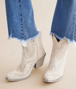 Ariat Chandler Leather Western Boot Cloud White New
