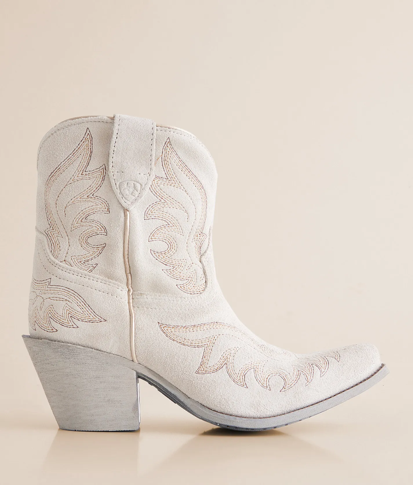 Ariat Chandler Leather Western Boot Cloud White New
