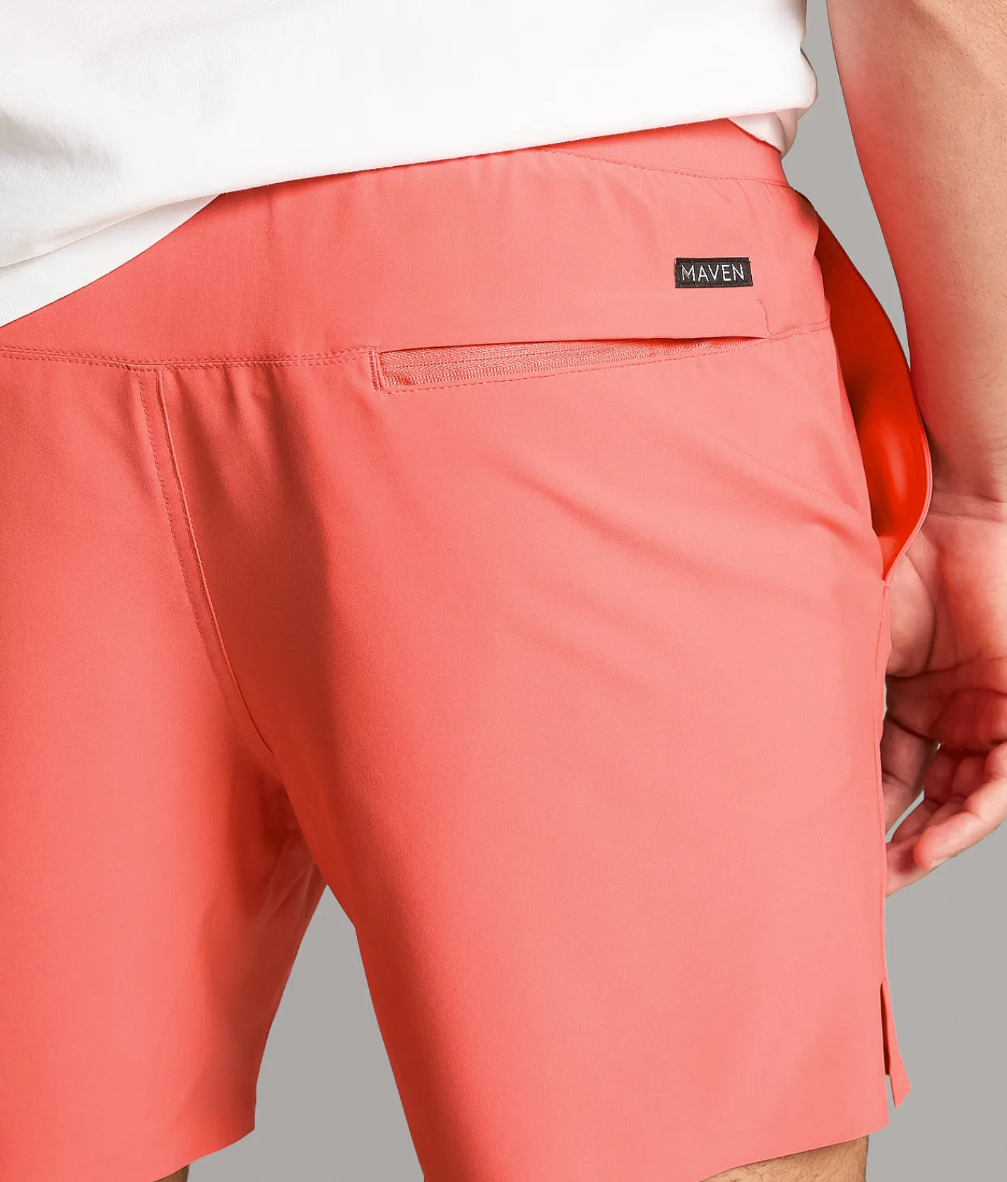 Maven Co-op Changeover Stretch Short Coral