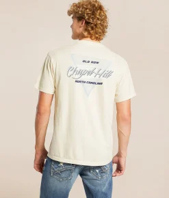 Old Row Chapel Hill North Carolina T-Shirt Ivory Hot