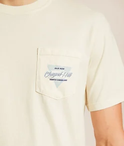 Old Row Chapel Hill North Carolina T-Shirt Ivory Hot