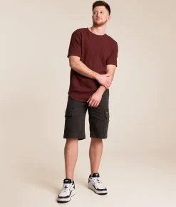Bottoms|Shorts | Rock Revival Stretch Cargo Short Charcoal