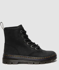 Shoes | Dr. Martens Charlie Chukka Leather Ankle Boot Black Milled Nubuck