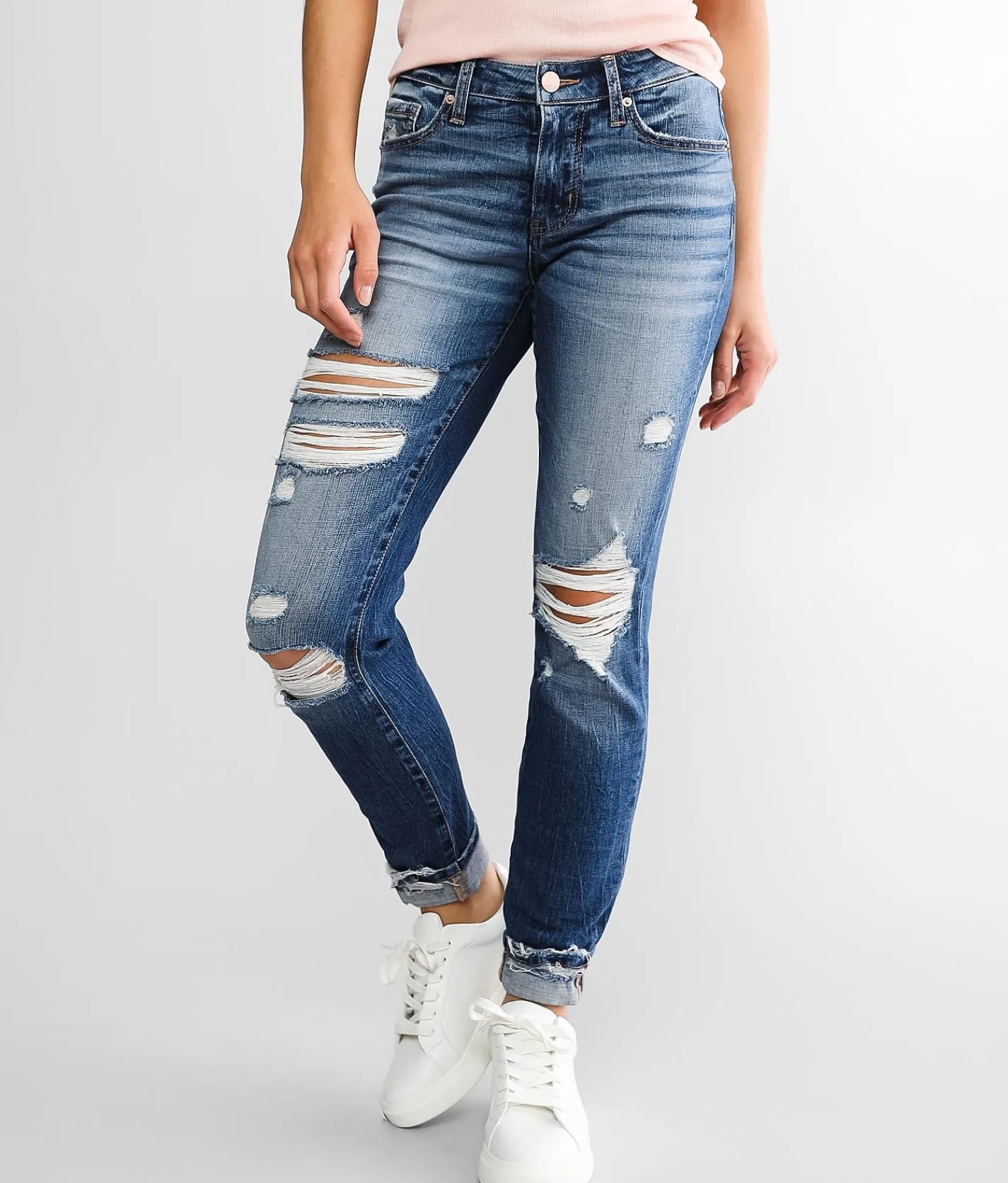 Jeans|Bottoms | BKE Charlie Mom Jean Bandala