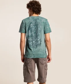 Tops|Graphic T-Shirts | Affliction Charred Harvest T-Shirt Trellis Reactive