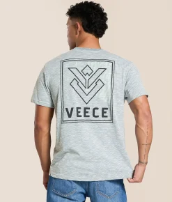 Tops|Graphic T-Shirts | Veece Charted T-Shirt Dark Teal Proslub