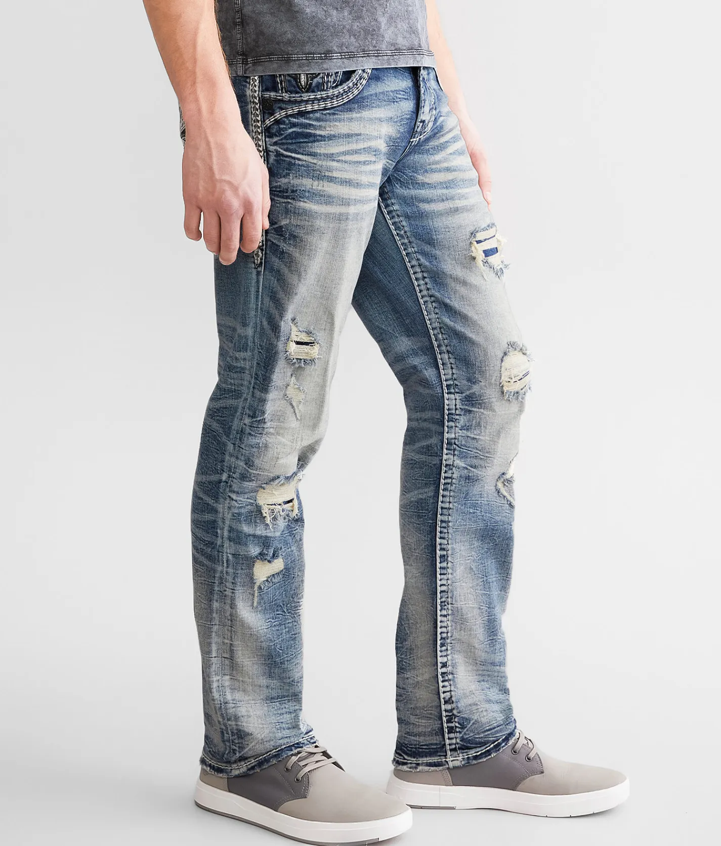 Rock Revival Jeans|Bottoms | Rock Revival Chason Slim Straight Stretch Jean Chason SJ200