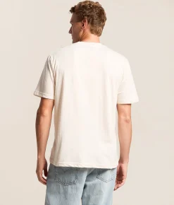 True Religion Checkered Buddah T-Shirt Winter White Hot