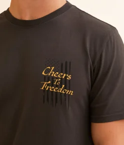 Graphic T-Shirts | Howitzer Cheers T-Shirt Vintage Black