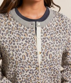 Tops | Willow & Root Cheetah Cardigan Sweater Cheetah Print
