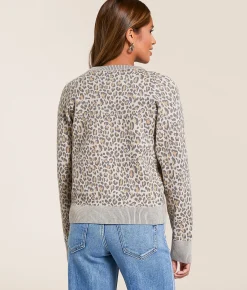 Tops | Willow & Root Cheetah Cardigan Sweater Cheetah Print