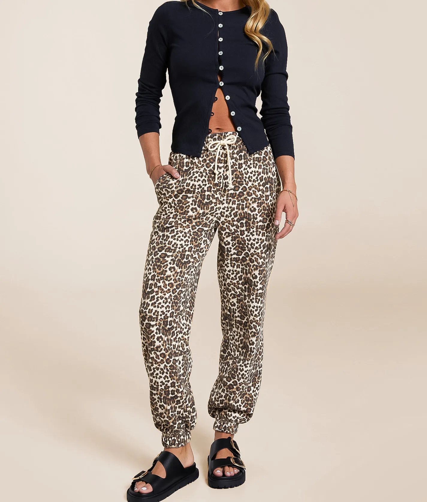 Bottoms | Gilded Intent Jogger Cheetah