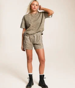 Bottoms|Shorts | Gilded Intent Print Short Cheetah